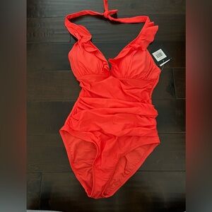 Ellen Tracy halter swimsuit